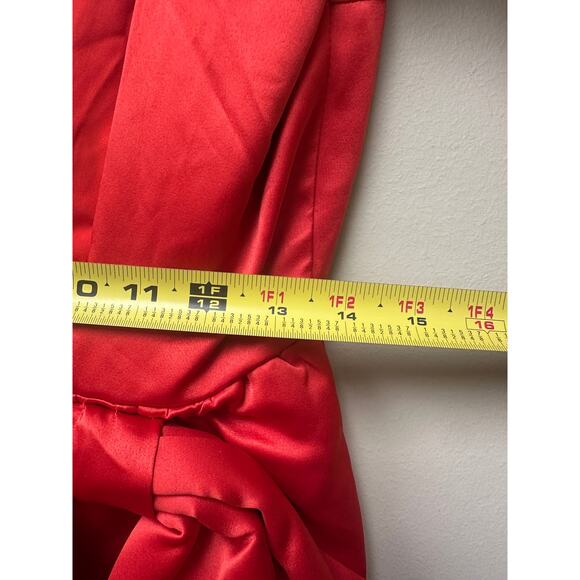 NEW Atoir REVOLVE Red Mini Dress Size 8 Camilla Photoshoot Bows Unique Birthday - Picture 4 of 11